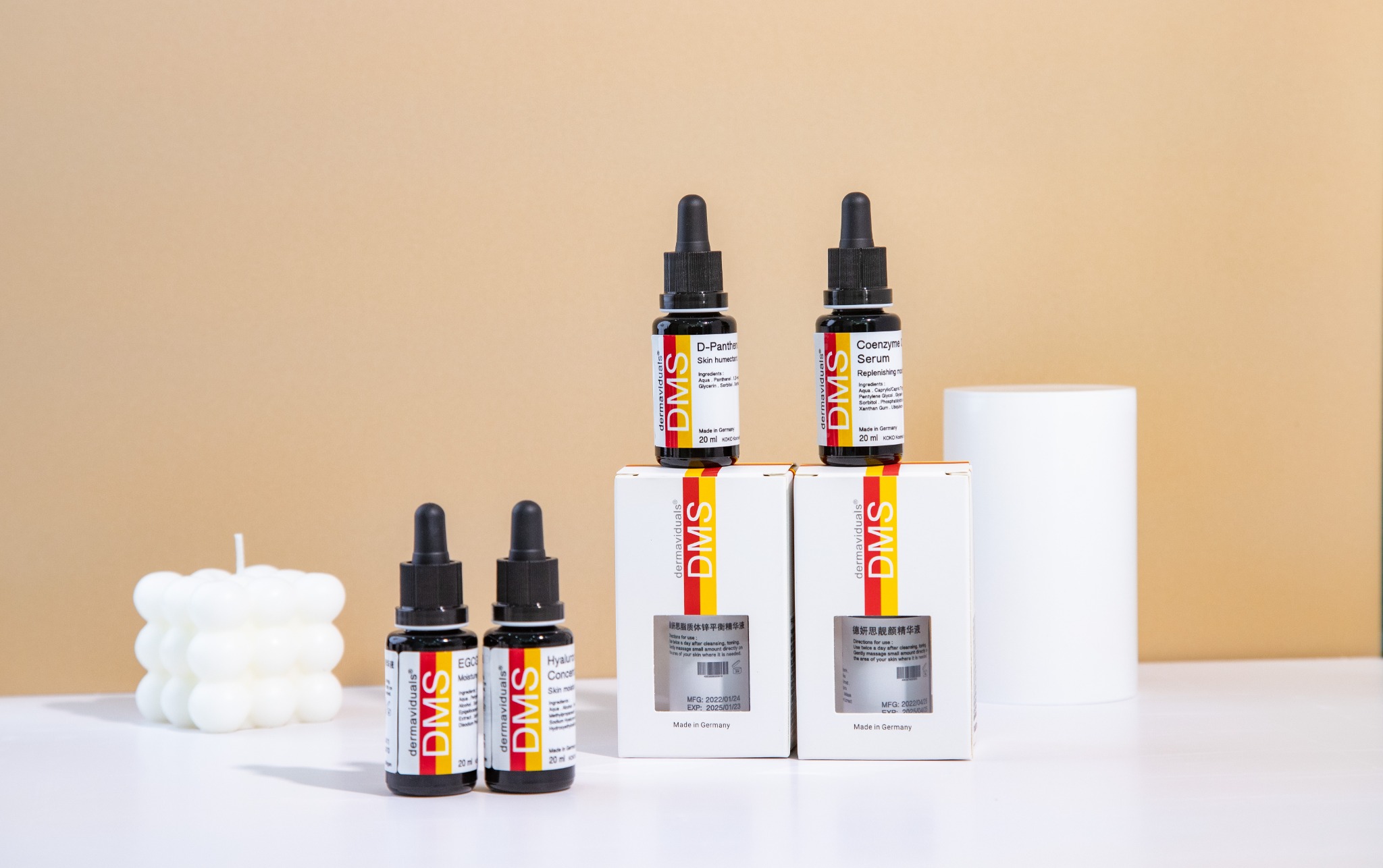 Dermaviduals professional skincare products