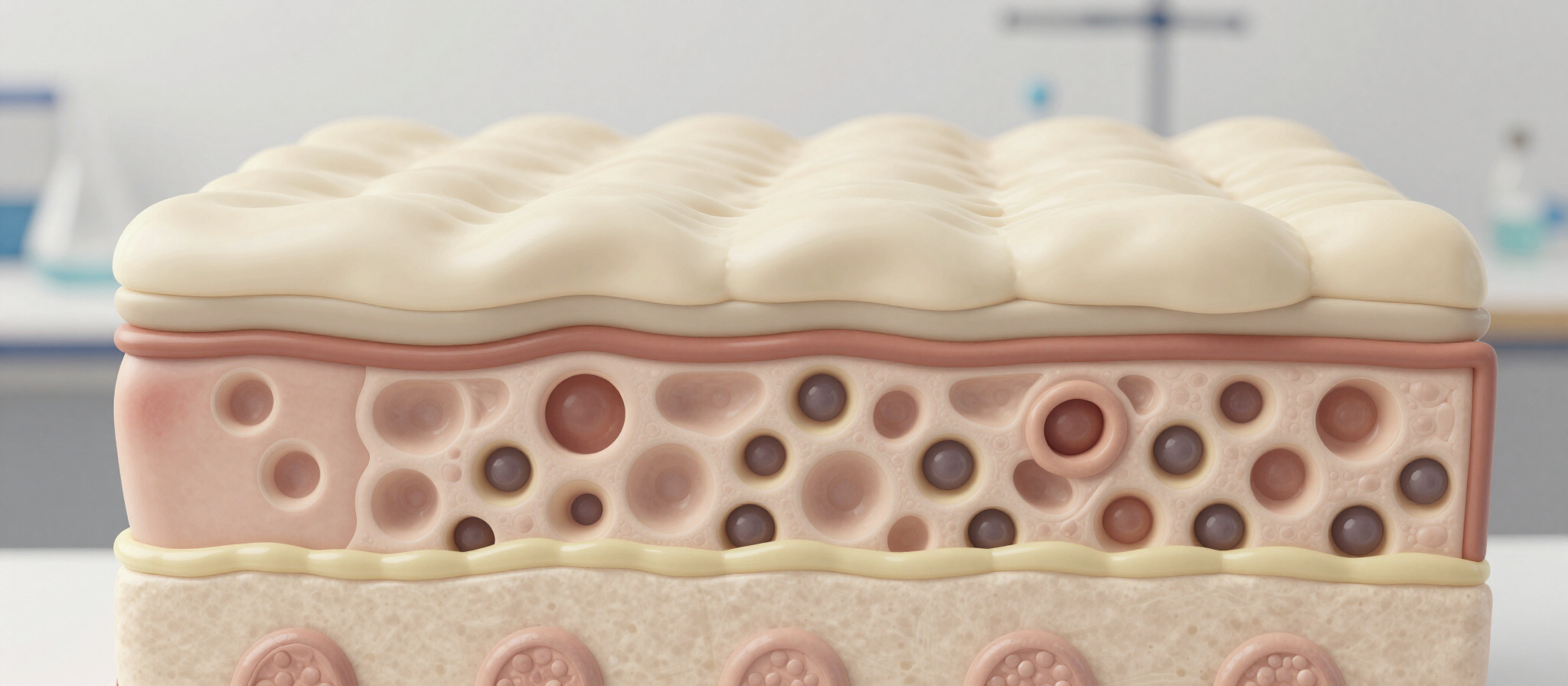Skin barrier and stratum corneum visual